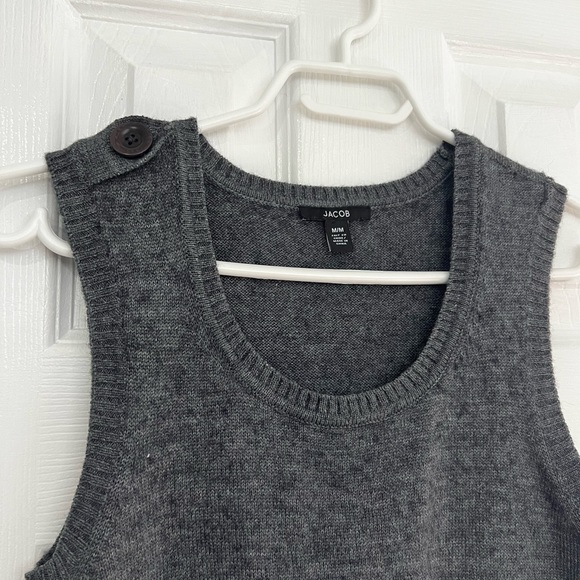 Charcoal grey sweater vest - Picture 3 of 3